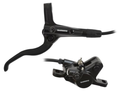 SHIMANO BL-MT400 + BR-MT400 kotoučová brzda, přední 1000 mm, černá - OEM