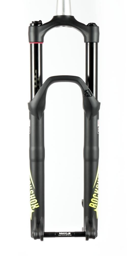 Rock Shox Revelation RL odpružená vidlice E-MTB 27.5"+/29" Boost 15x110 mm, zdvih 140 mm, offset 51 mm, Tapered 1 1/8" - 1 1/2",  neonově žluté polepy