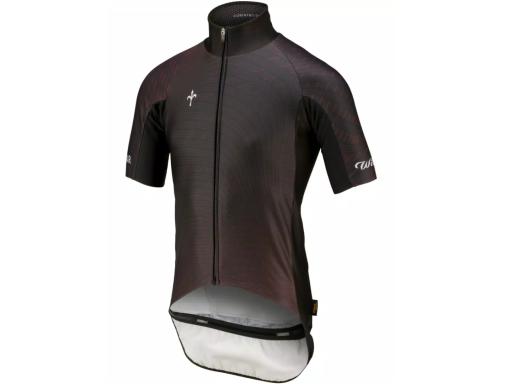 Rainproof short sleeve jersey black - size M