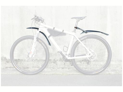 SKS X-BLADE 26" + 27,5" zadní blatník černošedý