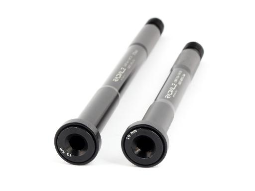 Thru-axle M12xP1.5 pair F+R 12 x 122 mm + 12 x 165 mm OEM