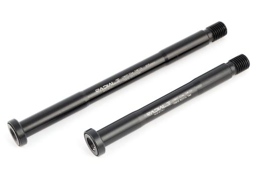 Thru-axle M12xP1.5 pair F+R 12 x 122 mm + 12 x 165 mm OEM