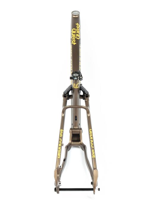 Full suspension MTB 29" Lee Cougan Quest SHIMANO Deore Di2 M6250 1x12, size M – 17.5" (44 cm), matte brown gold