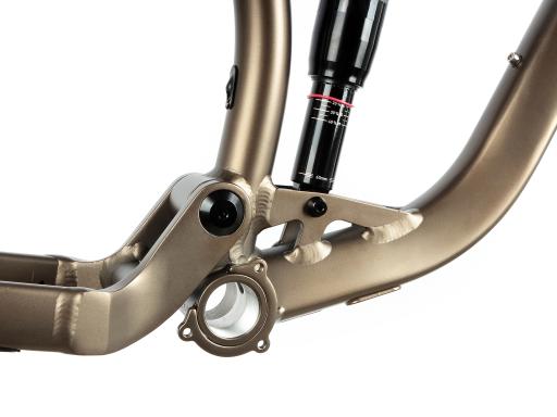 Full suspension MTB 29" Lee Cougan Quest SHIMANO Deore XT Di2 M8250 1x12 , size  S – 16" (40.5 cm), matte brown gold