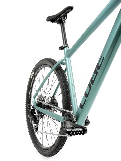 Kolo MTB 29" Cube Access WS EXC Shimano CUES U4000 1x9, velikost L – 18", šedomodrá (eukalyptus)