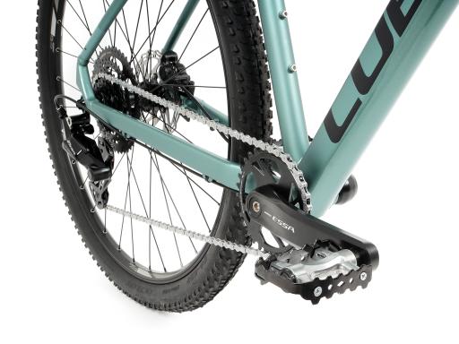 Kolo MTB 29" Cube Access WS EXC Shimano CUES U4000 1x9, velikost L – 18", šedomodrá (eukalyptus)