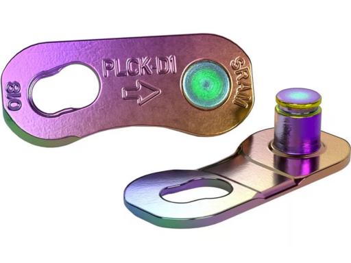 SRAM D1 PowerLock Flattop Rainbow chain connector 12-speed Road - pack of 4 pcs
