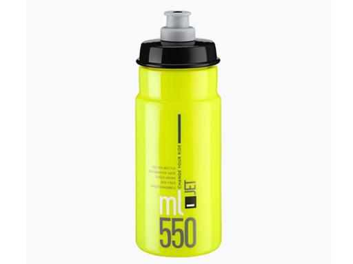 ELITE láhev JET  fluo žlutá/černé logo 550ml