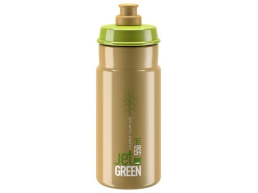 ELITE láhev JET GREEN  hnědá/bílé logo 550ml