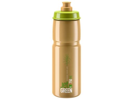 ELITE láhev JET GREEN  hnědá/bílé logo 750ml