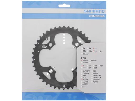 Shimano Deore FC-M530 převodník 44z 9s, 4packa /PCD 104mm/