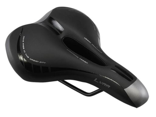 Saddle city Selle Monte Grappa Lyra Plus , colour black 255x192mm
