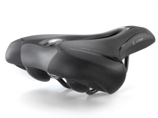 Saddle city Selle Monte Grappa Lyra Plus , colour black 255x192mm