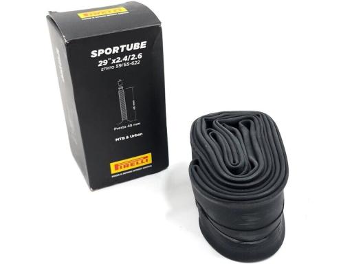 Pirelli SPORTUBE duše  MTB 29" 29x2,4/2,6 FV galuskový ventilek 48 mm, balená v krabičce