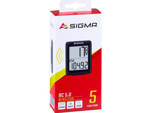 SIGMA BC 5.0 ATS WL počítač černý