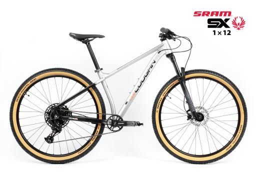 Kolo MTB 29"  Lee Cougan Revenge  Sram SX  Eagle 1x12 , velikost S -17" stříbrno-černá matná