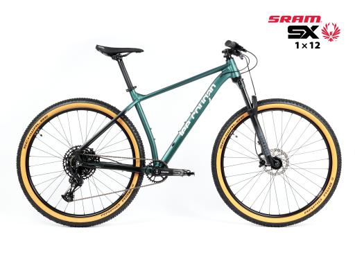 Kolo MTB 29"  Lee Cougan Revenge  Sram SX  Eagle 1x12 , velikost M -19" barva zeleno-černá matná