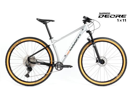 Kolo MTB 29"  Lee Cougan Revenge  Shimano Deore  1x11 , velikost S -17" stříbrno-černá matná