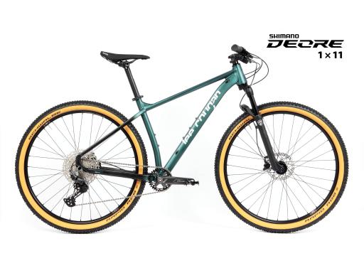 Kolo MTB 29"  Lee Cougan Revenge  Shimano Deore  1x11 , velikost M -19" zeleno-černá matná