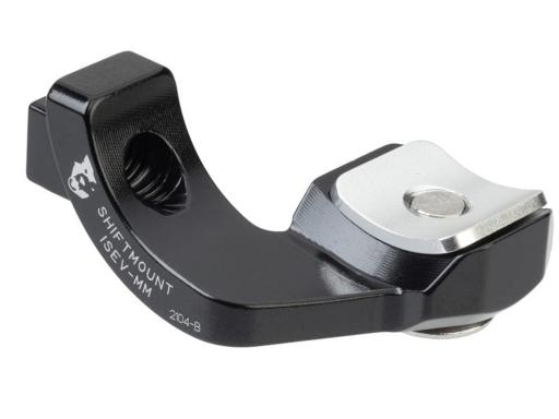 Sram/Avid Matchmaker X objímka brzdové páky Hinge Clamp + Wolf Tooth ShiftMount ISEV-MM adaptér pro řazení Shimano I-Spec EV  , černá