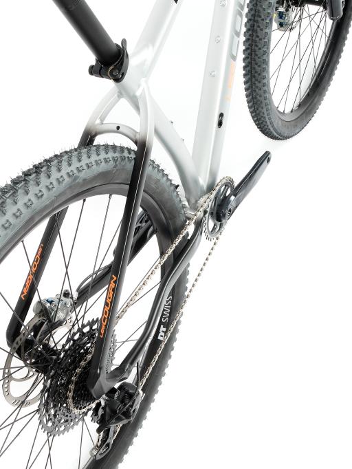 Kolo MTB 29"  Lee Cougan Revenge SRAM X01 Eagle 1x12 , velikost  XS -15,5" stříbrno-černá matná