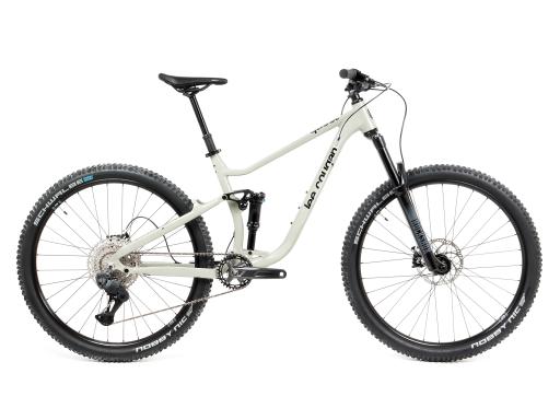 Lee Cougan Quest rear-suspension aluminum frame set MTB 29" size L – 19" (48 cm), gray glossy