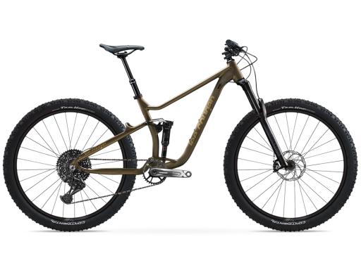 Celoodpružené  MTB 29" Lee Cougan Quest  Shimano Deore  1x11 , velikost  S -16" (40,5cm) - barva hnědozlatá matná