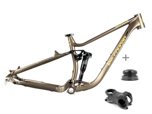 Celoodpružené  MTB 29" Lee Cougan Quest  Shimano SLX  1x12 , velikost  L -19" (48cm) - barva hnědozlatá matná