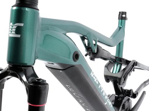 Celoodpružené eloktrokolo  MTB 29"/27,5"  Lee Cougan E-Quest - Brose S / 720Wh-20Ah / Shimano XT 1x12  , velikost  L - 19" – barva černo-Military Green lesklá