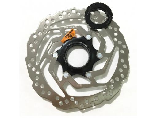 Shimano SM-RT10 - brzdový kotouč 160mm Center Lock  - vnější ozubení matice