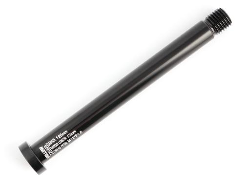 Pevná osa náboje  Alu CNC Hololow- Superlight  ,přední - délka 125mm, 12mm x 1,5 - 12mm