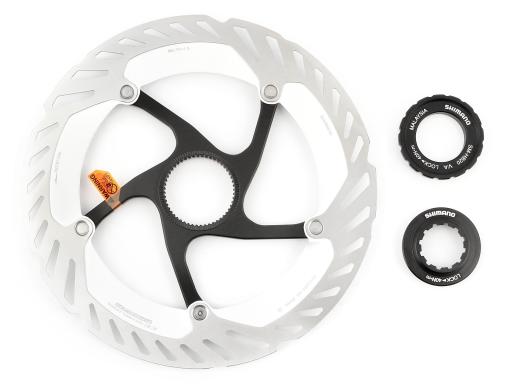 SHIMANO XT/ Ultegra  RT-CL800 brzdový kotouč 180mm CenterLock + 2x matice
