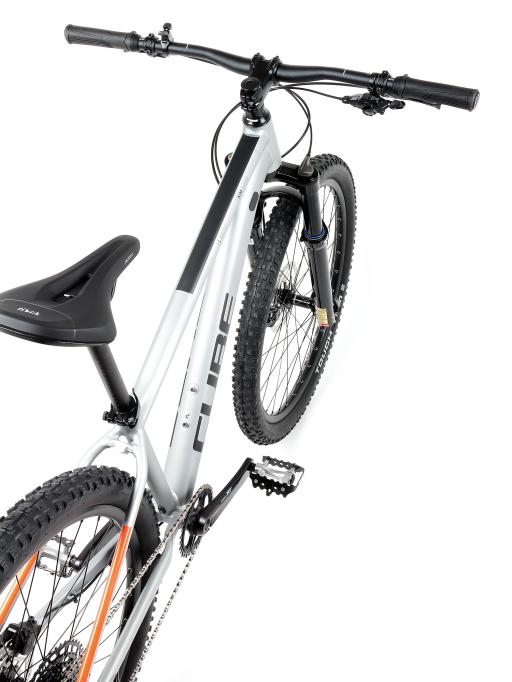 MTB 27,5" Cube Aim Race Shimano Deore XT/SLX 1x12, size S – 14", silver