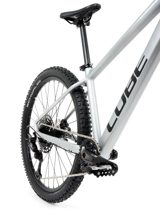 MTB 27,5" Cube Aim Race Shimano Deore XT/SLX 1x12, size S – 14", silver