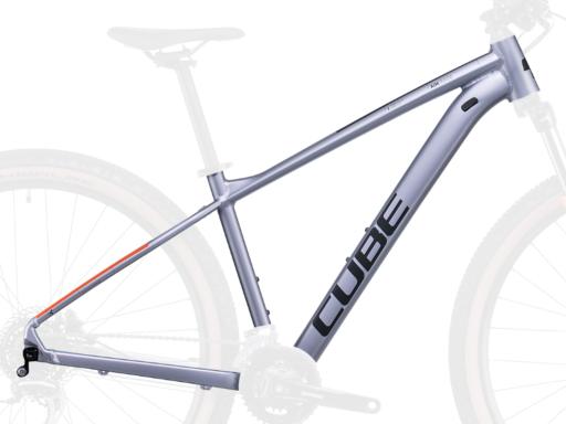 Kolo MTB 27,5" Cube  Aim Race  Shimano Deore XT/ SLX 1x12 , velikost  S-14"  – barva stříbrná