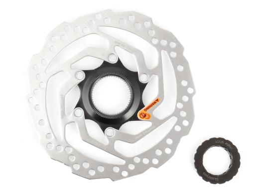 Shimano SM-RT10 brzdový kotouč 180mm Center Lock  -  vnitřní + vnější ozubení matice