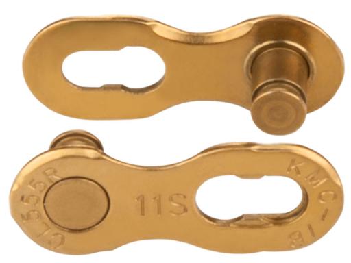 KMC CL-555R chain connector 11-speed gold -reusable