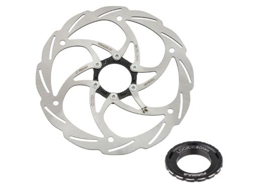 Formula Monolithic - brake rotor 160mm Center Lock - external  serration lock ring