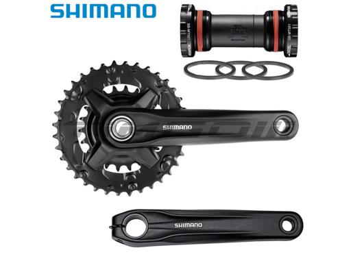 SHIMANO FC-MT210  170mm, 46x30z kliky 2x9kol + středové složení BSA Shimano BB-MT501