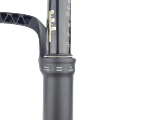 Rock Shox Bluto RL  Solo Air  suspension fork MTB 26" ,  15x150mm, travel 120mm, Tapered 1 1/8" - 1 1/2" (= 1.5")