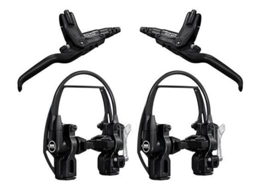 Magura HS22 Hydraulic rim brakes  front + rear 850/2000mm