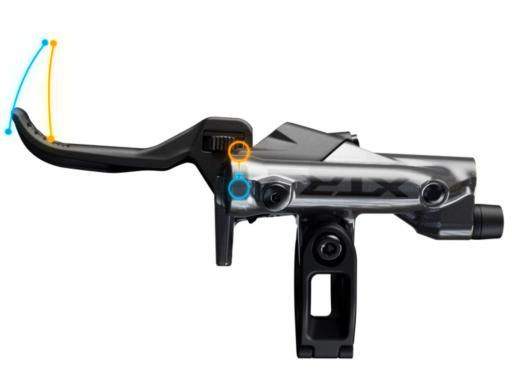 SHIMANO XTR BL-M9220/BR-M9220 kotoučová brzda zadní 1750 mm