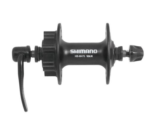 Shimano  HB-M475 hub front disc 6-bolt - 36h  black