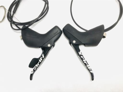 SRAM Apex  1x11 shifter-brake levers  rear 1800mm + front 950mm /disc brakes   Flat Mount