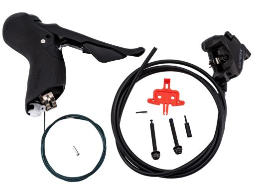 Shimano GRX ST-RX400(J-kit) BR-RX400-KIT, disc brake rear 10speed - FLAT MOUNT 1500mm