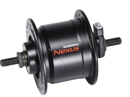 Shimano NEXUS DH-C3000-3N-NT přední náboj s dynamem černá barva