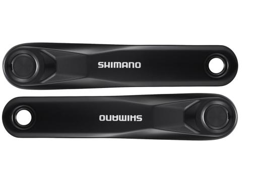 SHIMANO STEPS FC-E5010 , Chainset left+right  for square axle - E-Bike , colour black,170mm