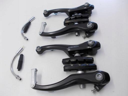 Alhonga HJ-805AD7 set of V-Brakes aluminium black