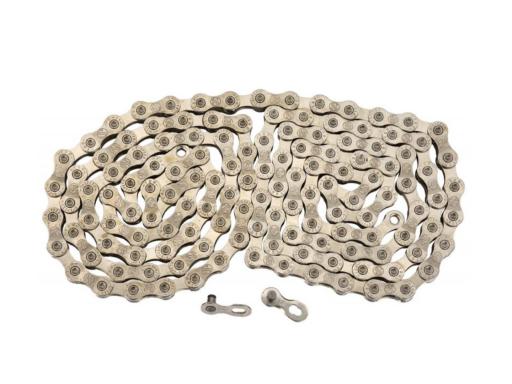 YBN  S9E  E-bike řetěz -  124 článků, 9kolo,  silver