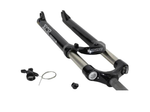 SR Suntour XCR32 RL-R Air, Suspension fork MTB 27,5''  1 1/8" , travel 100mm, TS 201mm , black mat